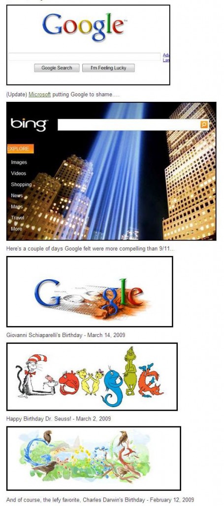 google blows off 9 11